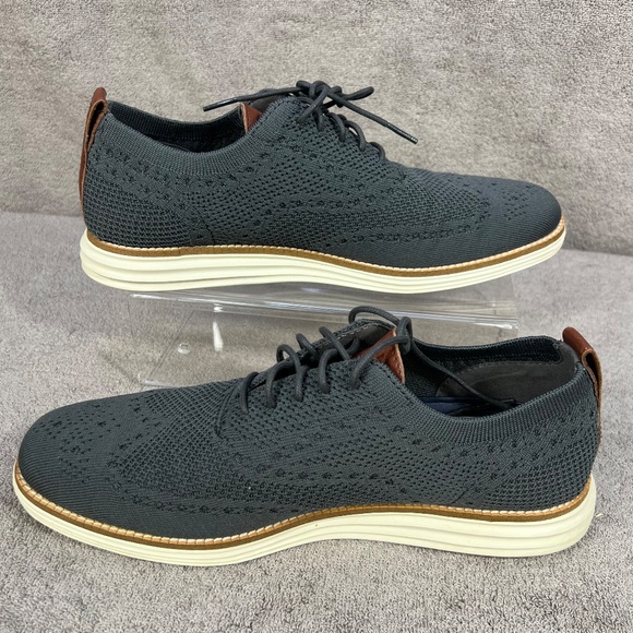 Cole Haan Mens Original Grand Lace Up Knit Oxford Wingtip Shoes Sz 9.5 C27961 main image 4